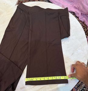 Comfortable Brown Flare Pants