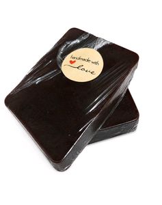 2 Chocolate cocoa butter soap bars
