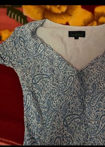 🗝️Y2K vintage Paisley Print Midi Dress💕