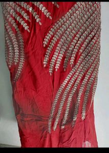 Fish style Embroidered Gown