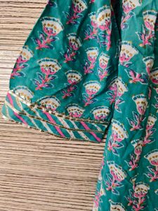 Blue Kurta &amp; Dupatta XXL