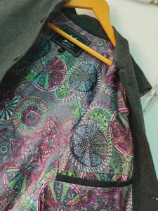 Woolen Waistcoat With Silk Lining