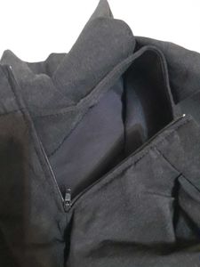 Chic Black Peplum Skirt