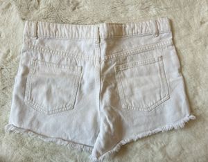 White Shorts