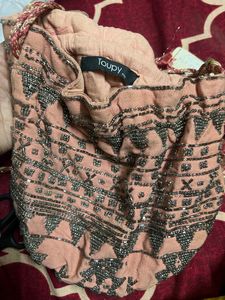 Embroidered Potli Bag For Party &amp; Wedding