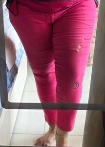 Vibrant Pink Jeans