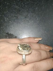 Pyrite Adjustable Ring