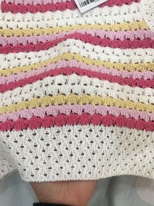 Striped Knit Vest - Trendy &amp; Chic