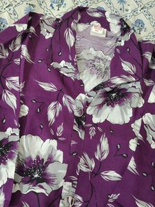 Women's Purple Co-ord Set