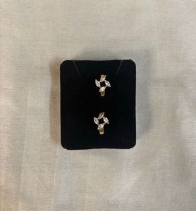 Stone Stud Earrings