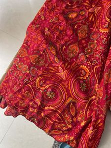 Vibrant Paisley Print knot top