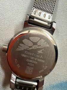 Fastrack Silver Mesh Strap Watch