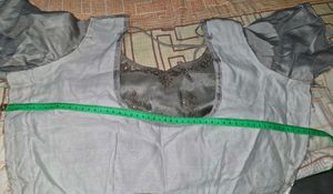 Elegant Grey Embellished Lehenga Set