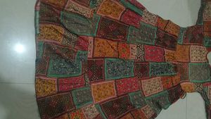 long anarkali gown