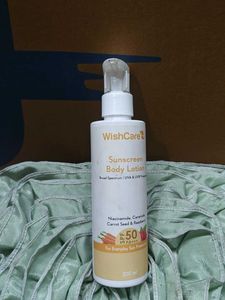 WishCare Sunscreen Body Lotion SPF 50
