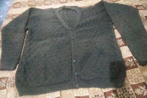 Brown Woolen Oversized Sweater 2XL Super Warm