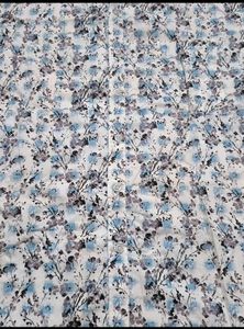 Men's Blue Floral Short Sleeve Shirt