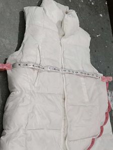 Chic White Puffer Vest