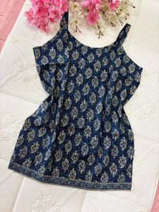 Printed short kurta