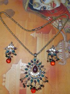 Indian Style Necklace and Earring Set