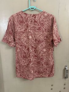 Stylish Printed Wrap Top