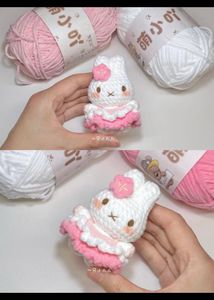Handmade Crochet Bunny Doll