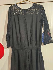 Eavan Black Lace Jumpsuit