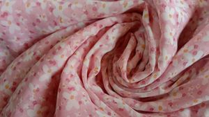 Floral Baby Pink Knee Length Frock 🌸
