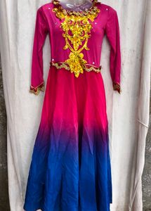 12238. Stunning Ombre Ethnic Gown