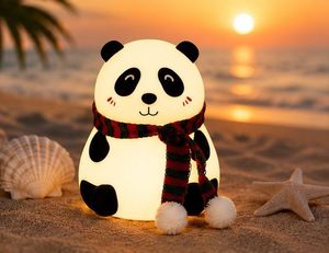Cute Panda Night Light Lamp For Gift or Showpie
