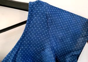 🥳 Aligent Blue Colour Blouse Front Open 🎉