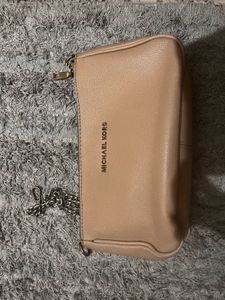Michael Kors Jet Set Pouchette Shoulder Bag - Tan/