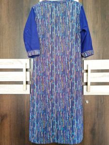 Stylish Blue Printed Kurta