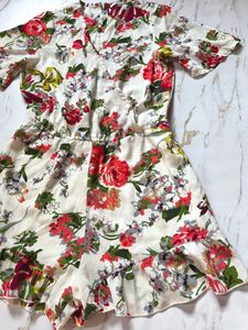 Floral Print Romper