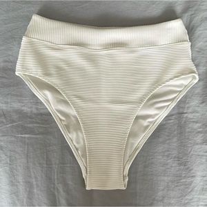 H&M High-Waisted Ribbed Bikini Bottoms