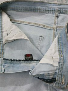 New Light Wash Wide Leg Denim Jeans