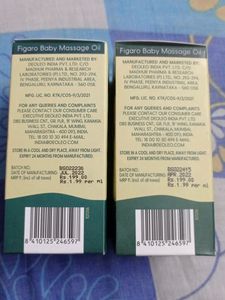Figaro Baby Massage Oil Pack Of 2