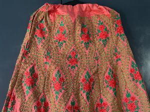 Beautifully Embroidered Pink Lehenga Skirt
