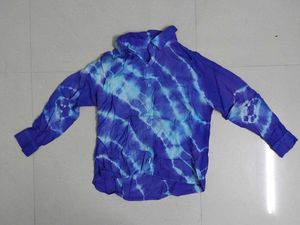 Handmade tie dye cotton shirt