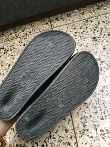 Sparkly Bow Slide Sandals