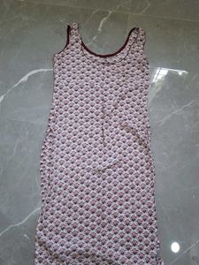 Printed Sleeveless Mini Dress