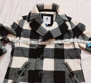 Checkered Black &amp; White Jacket