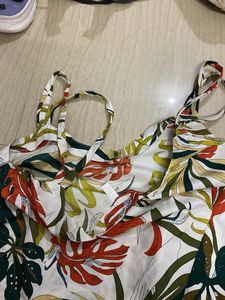 Floral Print Sleeveless Top summer