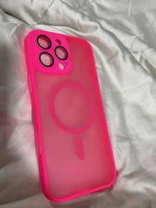 iPhone Case Duo: Neon Pink &amp; NYC Collage
