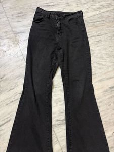 Women's Black Flare Jeans