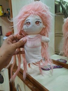 Cute Pink Doll with Mirror