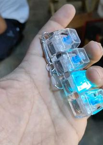 Mini Switch Keychain with LED Light