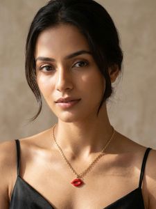 cute Red bold Lips pendant
