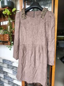 Elegant Brown Dress