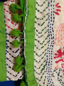 Embroidered Silk Saree